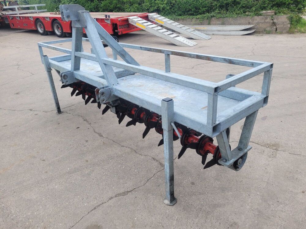 1003: Milward Keeling Galvanised 3 Metre Mounted Grass Slitter &pound;1,250 Plus Vat