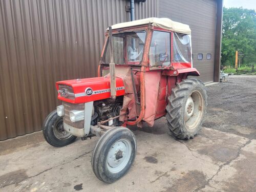 0300: Massey Ferguson 135, 1976, c/w Flexi Cab, PUH & Drawbar, Excellent Original Condition, 1 Owner, £11,800 Plus Vat