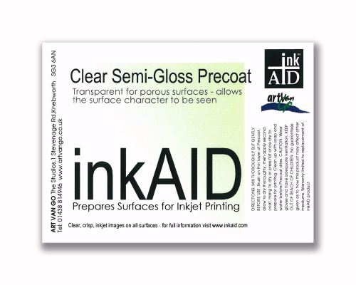 inkAID Clear Semi-Gloss Precoat