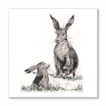 Harold the Hare - Greetings Card