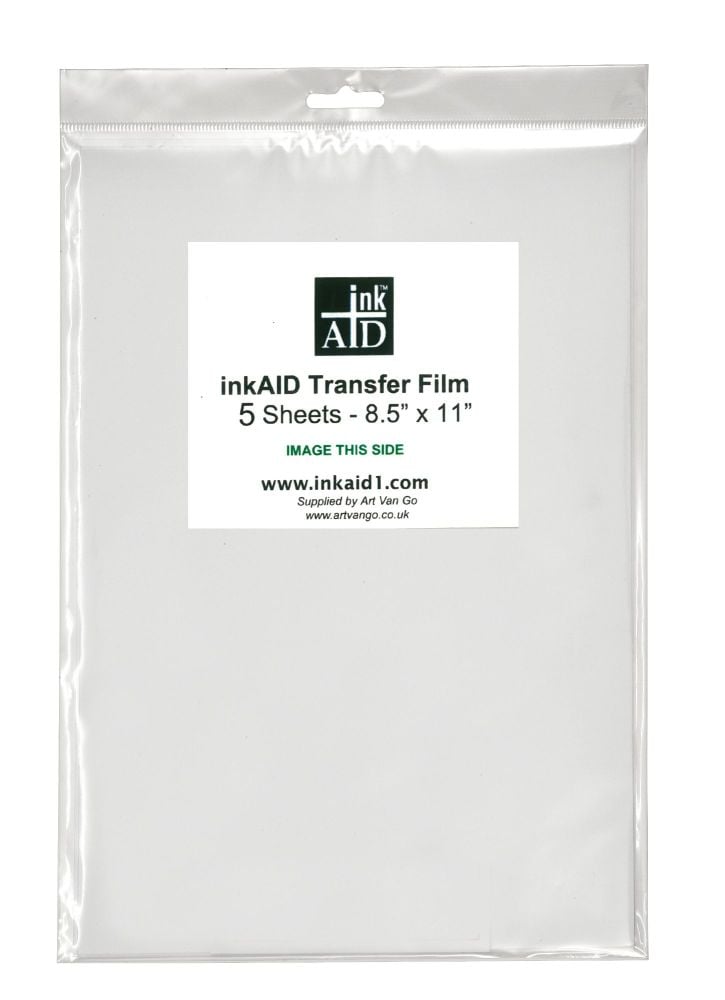 !**NEW**! inkAID Transfer Film - 5 Sheet Pack 8.5