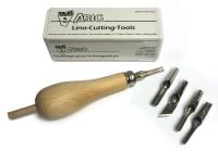 <!--001-->ABIG Lino Cutting Tool - Contour Handle - Plastic Case