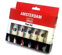 <!--013-->AMSTERDAM Standard Acrylics 6 x 20ml Pearl Set 