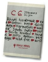 <!--010-->Khadi C6 Envelopes - 20 Pack