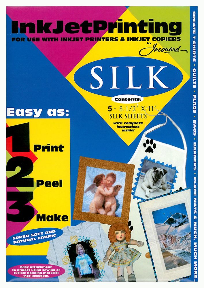 Jacquard Inkjet Silk Habotai - 8 1/2
