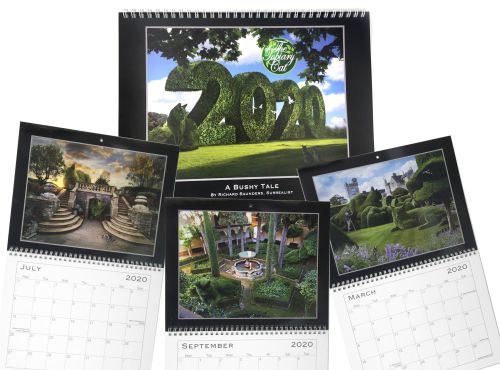 Topiary Cat 2020 Calendar A Bushy Tale By Richard Saunders