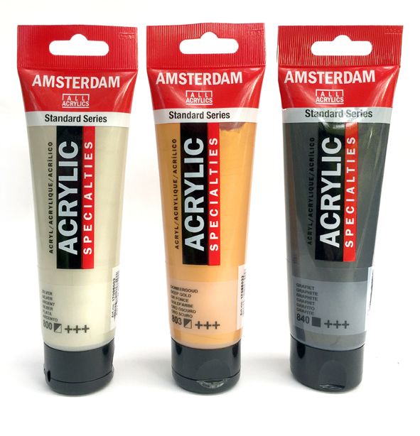 AMSTERDAM Standard Acrylics - Metallics 120ml tubes
