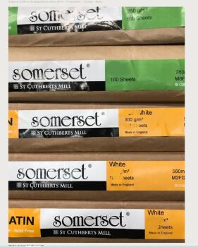 Somerset Printmaking Papers - 38x28cms (12 shts)