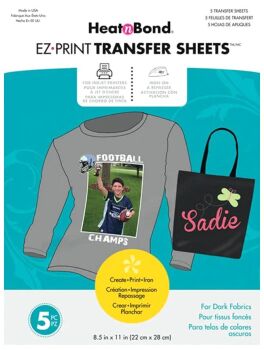EZ Print Transfer Sheets for Dark Fabrics