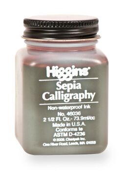Higgins Sepia Calligraphy Ink