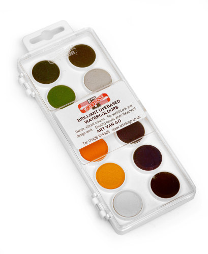 Koh-I-Noor 10 Disc Watercolour Palette