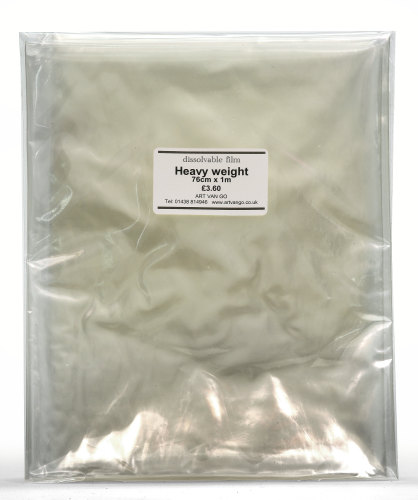 Watersoluable Film - Heavyweight 76cm x 1m