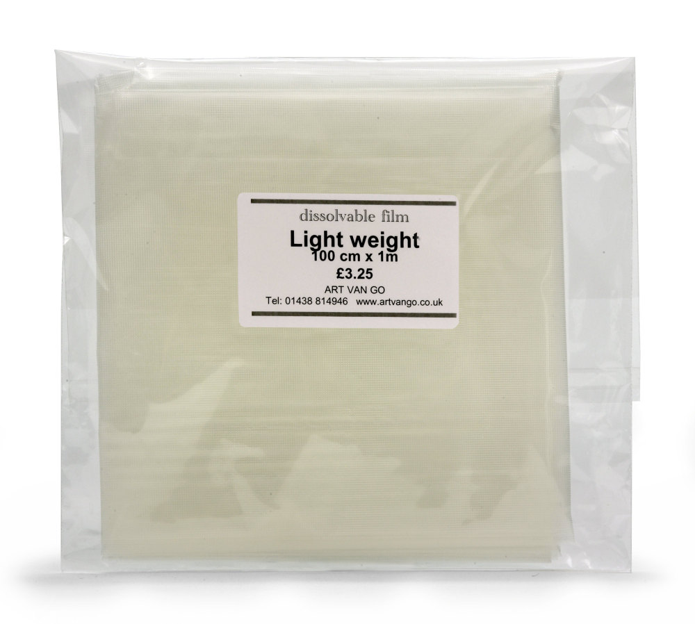 Watersoluble film - Lightweight 1m x 1m