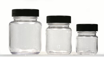 Empty Clear Plastic Jars INDIVIDUAL PRICES FROM: