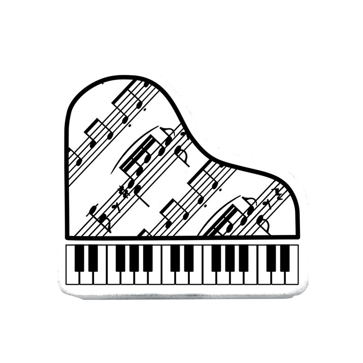 piano rubber white