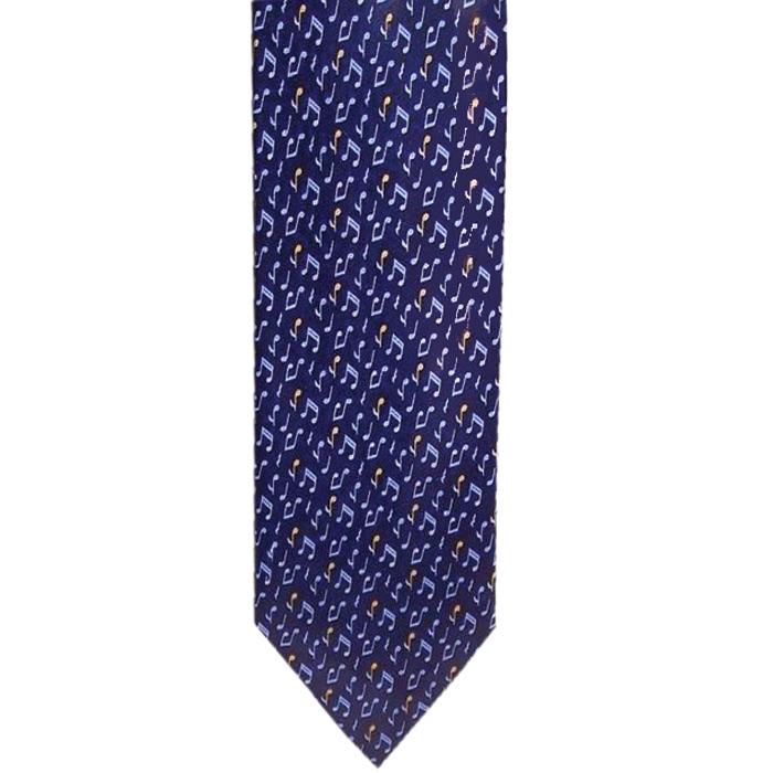 music notes tie