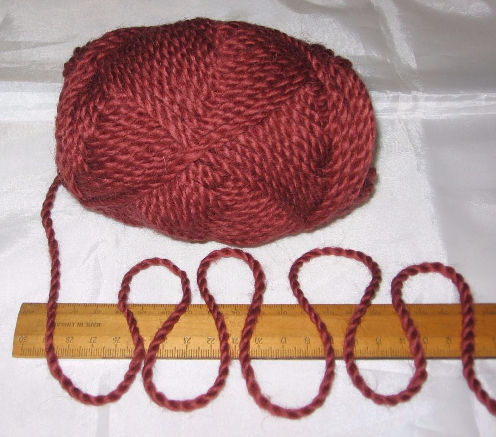 100g balls Sepia Brown 100/% Pure Merino Chunky knitting Wool Yarn crochet etc.