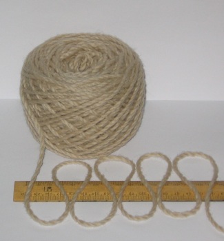 100g Beige Light Brown 100% Pure Merino knitting Wool Worsted Spun Thick Chunky 'Biscuit'