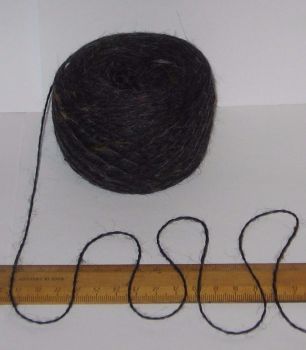 50g ball of Grey Blue Tweed British knitting 100% pure Wool Tweed 2 ply lightly brushed
