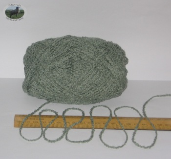 100g ball Green Boucle 100% Pure British Sheep Wool Aran knitting yarn EFW803