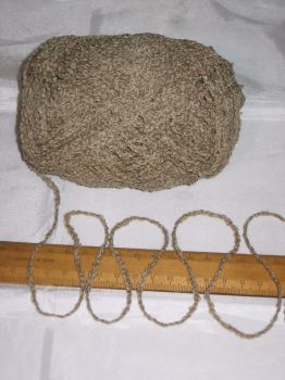 100g ball Mid Camel Brown Boucle 100% Pure British Breed Sheep Wool Aran EFW 802