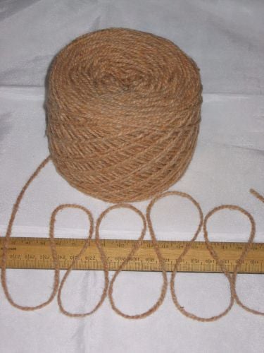 100g Caramel Tan Brown 100% Pure Wool British Breed DK Double Knitting EFW 215