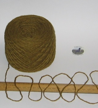 100g Mustard Green Tweed 100% Scottish Wool Double knitting yarn dk 'Kingarth'