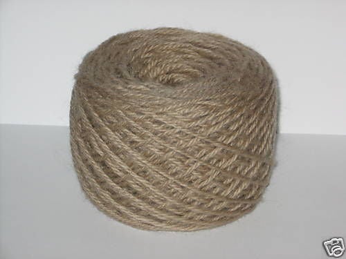 100% Pure Wool British Breed thin aran knitting yarn LIGHT BROWN BBW 329