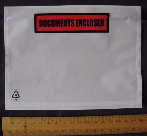 10 pack A6 size Documents Enclosed Wallets Pouches 175 x 132 mm ~ Printed