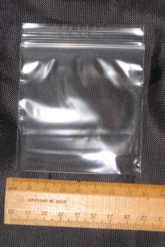 100 x Small Grip Seal Resealable Plastic Bags Clear Plain 3"x 3" 78mm x 76mm