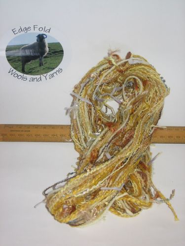 60m 20 x 3m Variety Pack Yellow knitting wool yarn Craft Weaving Oddments Bundle