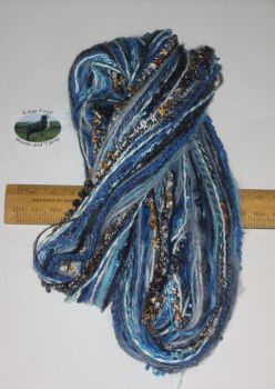 60m 20 x 3m Variety Pack Blue knitting wool yarn Craft Weaving Oddments Bundle