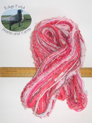 60m 20 x 3m Variety Pack Pink knitting wool yarn Craft Weaving Oddments Bundle