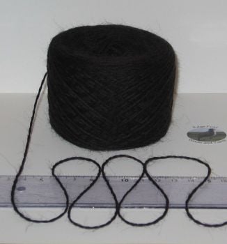 50g balls Black 100%  Pure British Sheep Wool knitting yarn 4 ply Great for Felting felt