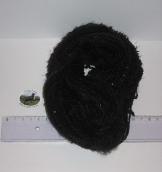 60m 20 x 3m Variety Pack Black knitting wool yarn Craft Weaving Oddments Bundle