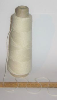 100g cones of Ecru Cream Wool knitting weaving yarn warp 2 ply Texere High Twist 'Jura'