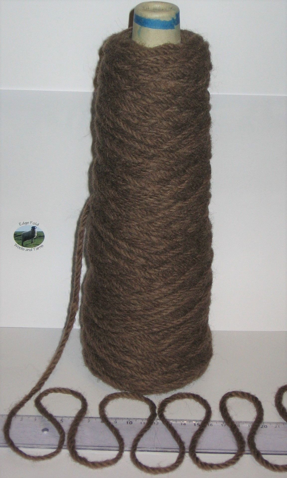 Brown Rug Wool Yarn