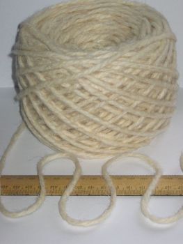 100g balls of CREAM 100% Natural Berber Rug Wool Knitting Yarn Thick Chunky Shade: 1