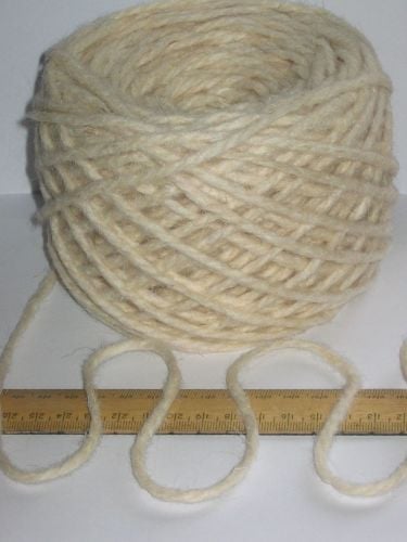 100g balls of CREAM 100% Natural Berber Rug Wool Knitting Yarn Thick Chunky Shade: 1