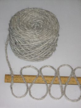 100g balls of GREY MIX 100% Natural Berber Rug Wool or Knitting Yarn Thick Chunky Shade: 7