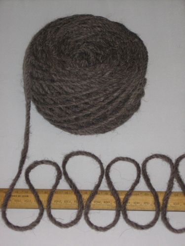 100g balls of  DARK BROWN 100% Natural Berber Rug Wool or Knitting Yarn Thick Chunky Shade: 9