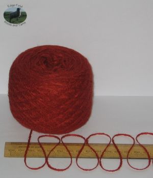 50g ball Autumn Rich Burnt Orange knitting wool & acrylic 4 ply yarn very soft