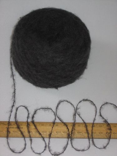 50g ball Charcoal Grey British knitting wool yarn 4 ply SOFT brushed fluffy soft