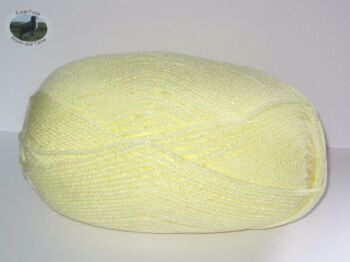 100g balls of Pale Yellow Baby Pastel double knitting acrylic yarn ex Sirdar suitable Vegan Friendly Yarn