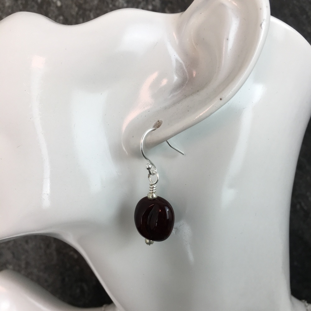 Coffee Bean Earrings
