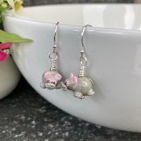 Hippo Earrings