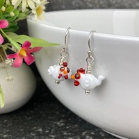 Chicken Earrings