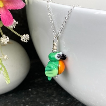 Green and Yellow Macaw Pendant (small)