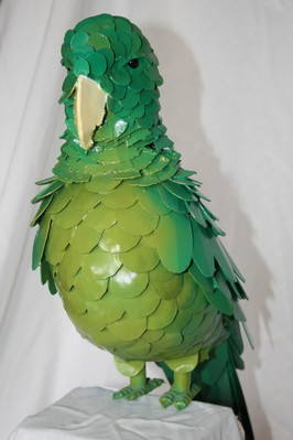 commission green parrot