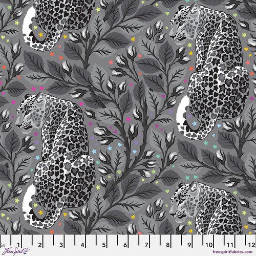 Tula Pink Graywork Birthmark - Shadow